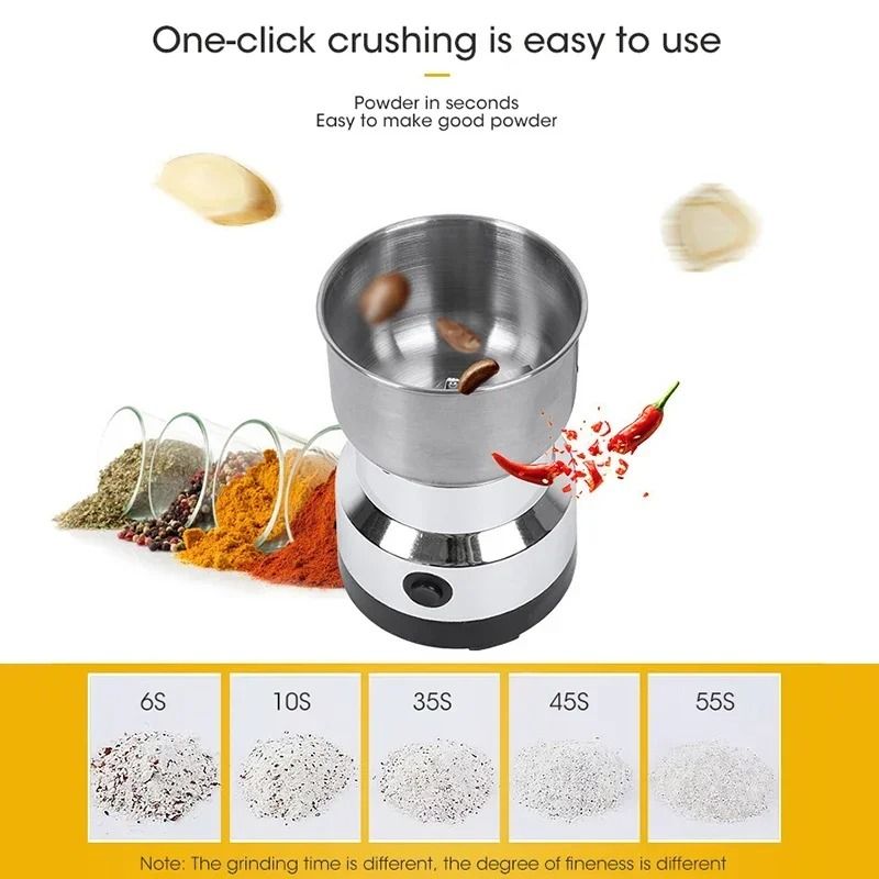 Mini Electric Grinder 300ml Ultrafine Pulverizer For Baby Food Coffee Spices And Grains Household G 2