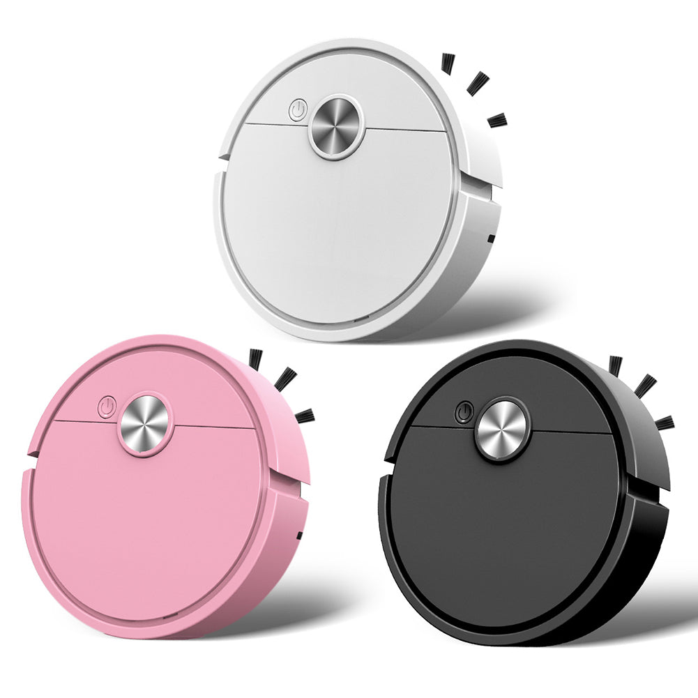 Rechargeable Vacuum Mop Robot, Strong Suction Sweeping Robot for Pet Hair and Dirt