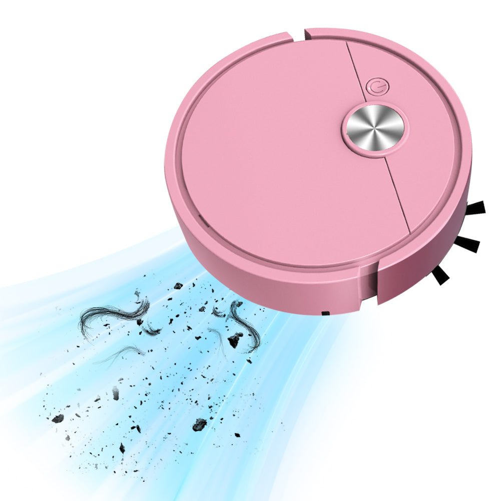 Rechargeable Vacuum Mop Robot, Strong Suction Sweeping Robot for Pet Hair and Dirt