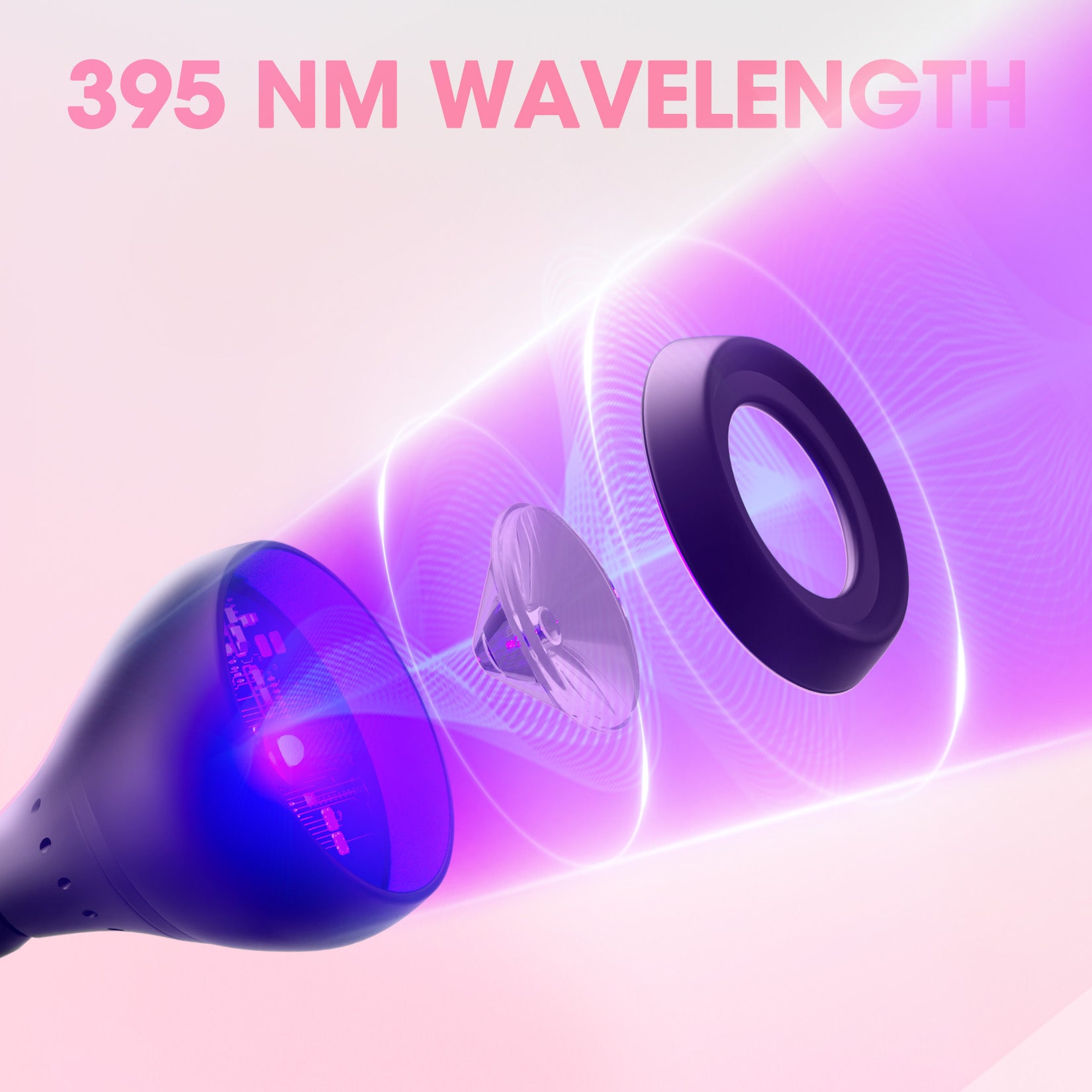 USB Nail Dryer Light, Mini Clip-On UV Lamp for Manicure Gel Nails, Salon Tools