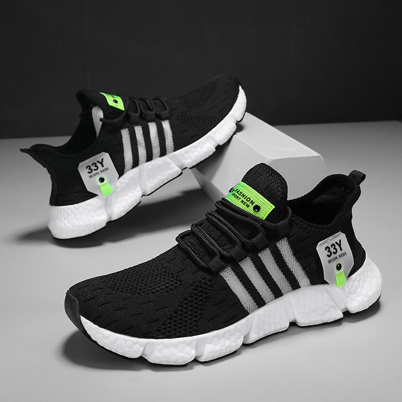 Trendy Breathable Mesh Men Shoes Plus Size Tennis Sneakers For Fitness 7