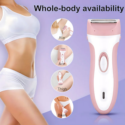 Rechargeable Women Body Trimmer Shaver Electric Razor For Arm Leg Bikini Line  Groin Hair Removal K 3