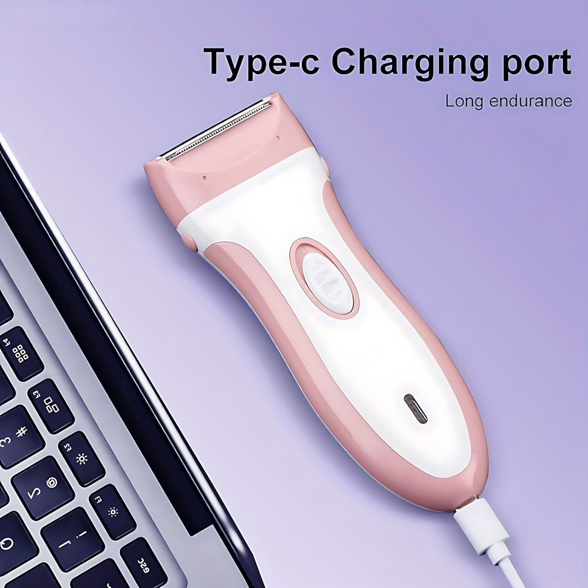 Rechargeable Women Body Trimmer Shaver Electric Razor For Arm Leg Bikini Line  Groin Hair Removal K 5