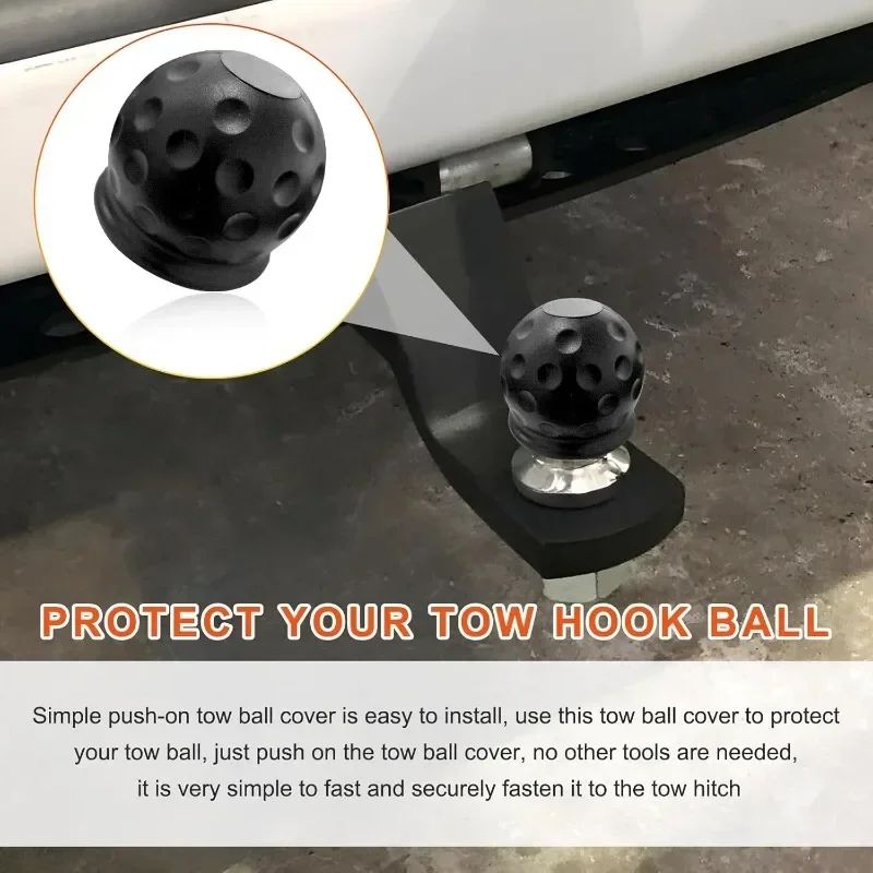 AllWeather Tow Bar Protective Cap  Universal Tow Ball Cover 4