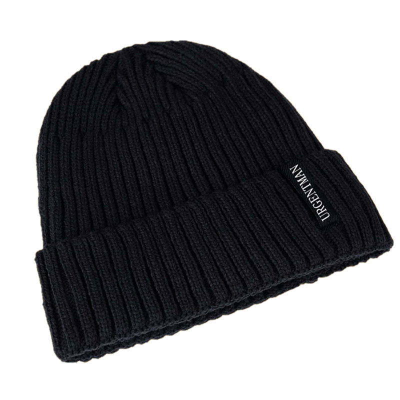 Stylish Plush Fur Lined Beanie Hat For Men  Women Warm Winter Caps Thick Knitted Casual Hats 1