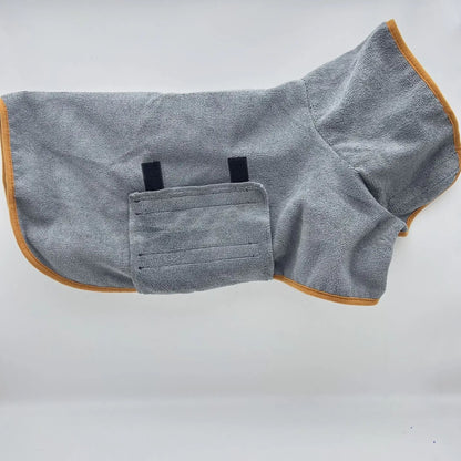 Absorbent Dog Bathrobe Quick Drying Pet Bath Towel Full Body Wrap For Dogs And Cats 4