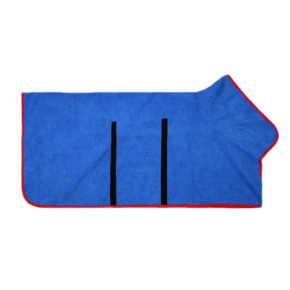 Absorbent Dog Bathrobe Quick Drying Pet Bath Towel Full Body Wrap For Dogs And Cats 5