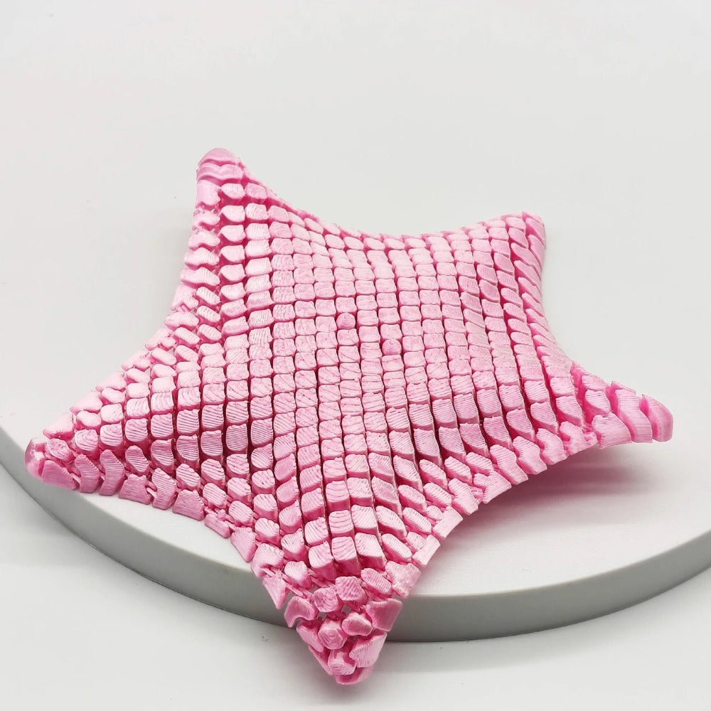 Ocean Themed Printed Starfish Ornament Stress Relief Desk Toy 12cm Marine Animal Decor Gift 1
