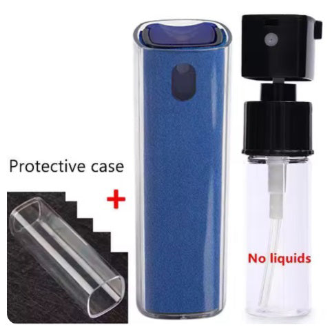Phone, Laptop, Tablet, TV, Monitor, Car Screen Cleaner Kit, Spray and Wipe Cleaning Tools