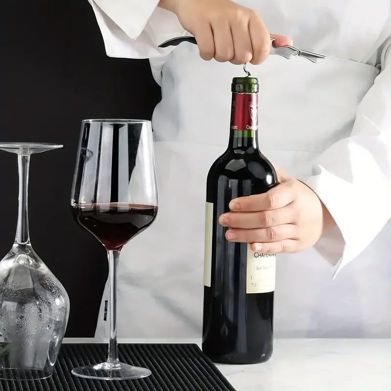 Multi-Functional Bottle Opener, Wine Corkscrew, Premium Stainless Steel Beer Cap Remover