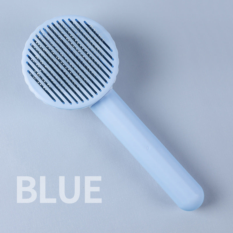 Pet Grooming Brush For Cats Remove Hairs With Cat Hair Remover Comb Puppy And Kitten Grooming Tool  7