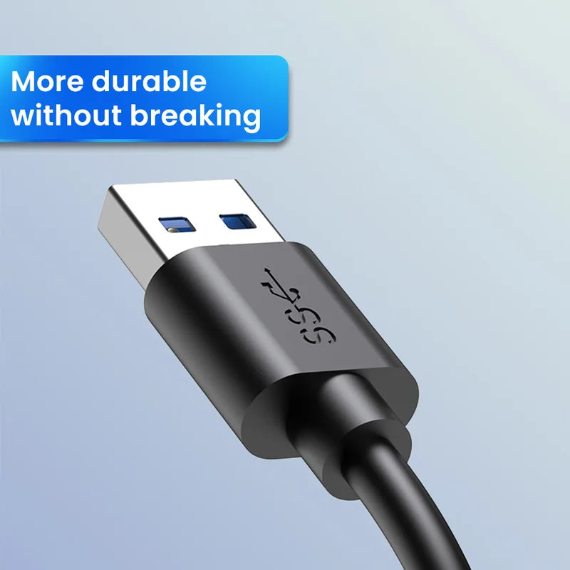 4 Port USB Hub Multi USB 30 Power Adapter Type C Hub Extender 3