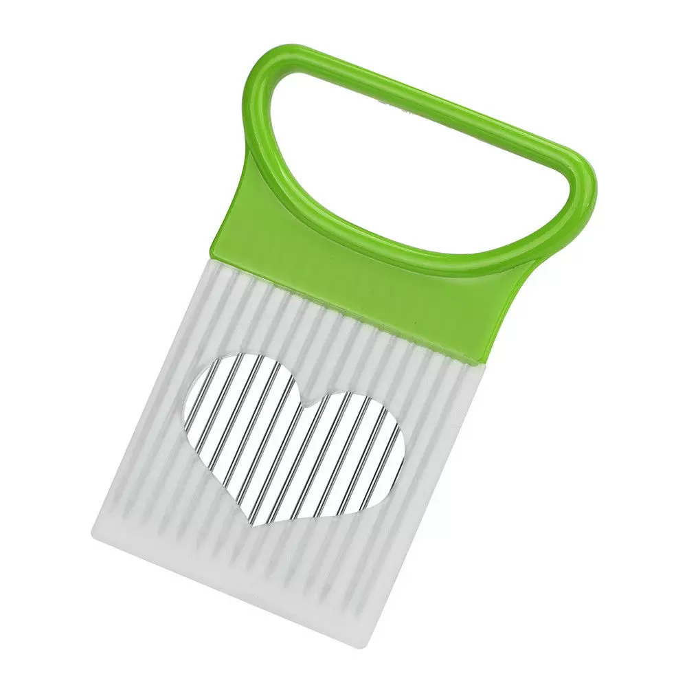 Colorful Onion Slicer Kitchen Tool Stainless Steel Potato Chip Holder Effortlessly Slice Onions 8