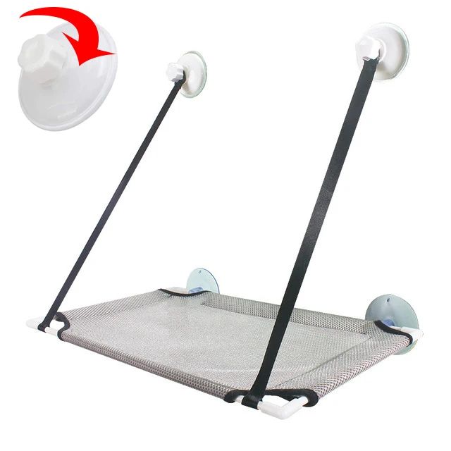 Cat Hammock Window Bed Hanging Sunny Seat With Strong Suction Cups Double Decker Design 17