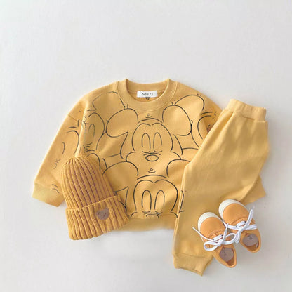 Baby Boy Summer Printed Clothes Tshirt Shorts Set New Designer Cartoon Clothing Tracksuit 2