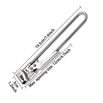 Heavy Duty Stainless Steel Adjustable Can Opener Labor Saving Multi Function Easy Grip Kitchen Acce 5