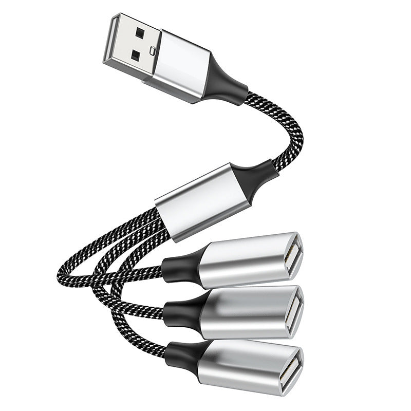 USB Cable Splitter HUB OTG Multiple Ports For Phone Charging Power Adapter Docking Station 7