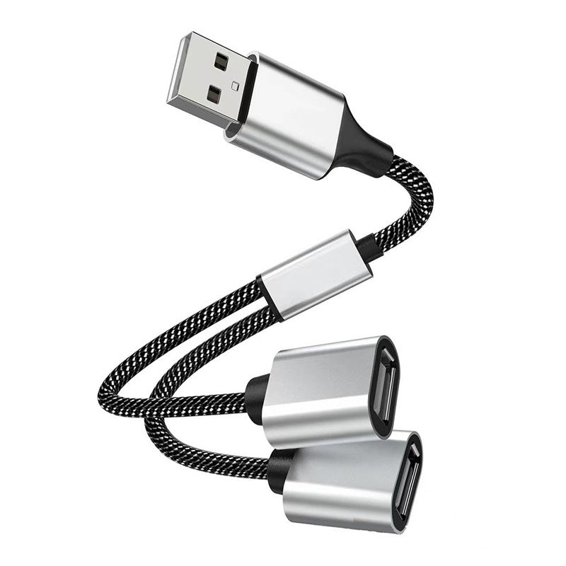USB Cable Splitter HUB OTG Multiple Ports For Phone Charging Power Adapter Docking Station 6