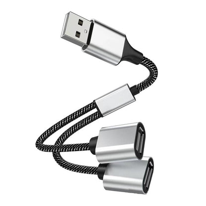 USB Cable Splitter HUB OTG Multiple Ports For Phone Charging Power Adapter Docking Station 6