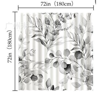 Double Layer Waterproof Shower Curtain With Large Ring Hooks And Snapin Liner For Bathroom Decor 5