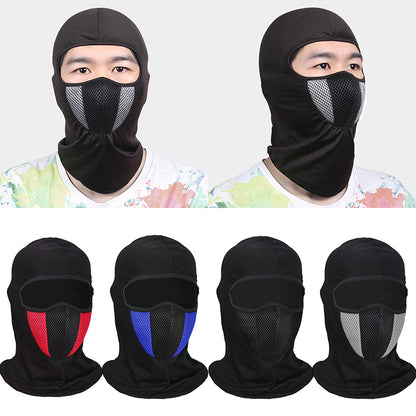 Motorcycle Balaclava, Breathable Full Face Mask, Moto Riding Neck Face Hood, Motocross Cap Hat, Skullies Moto Mask