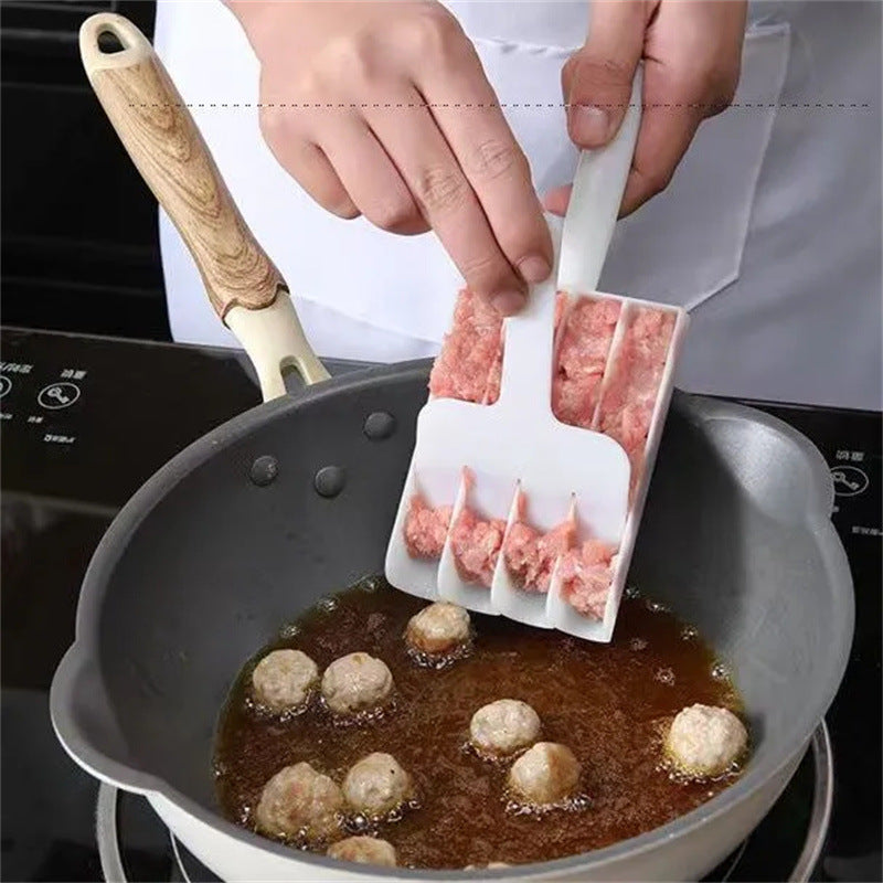 Fish Meatball Mold, Plastic Kitchen Rice Ball Maker, Dumplings Filling Tool