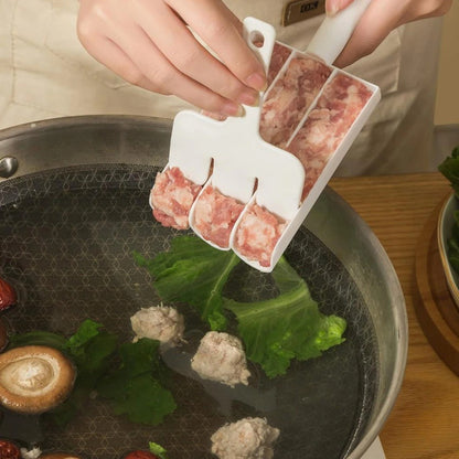 Fish Meatball Mold, Plastic Kitchen Rice Ball Maker, Dumplings Filling Tool