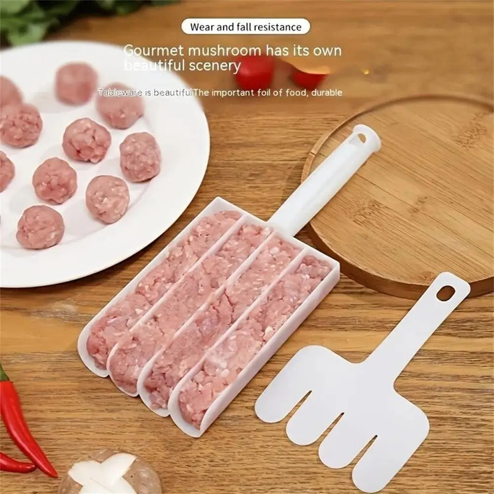 Fish Meatball Mold, Plastic Kitchen Rice Ball Maker, Dumplings Filling Tool