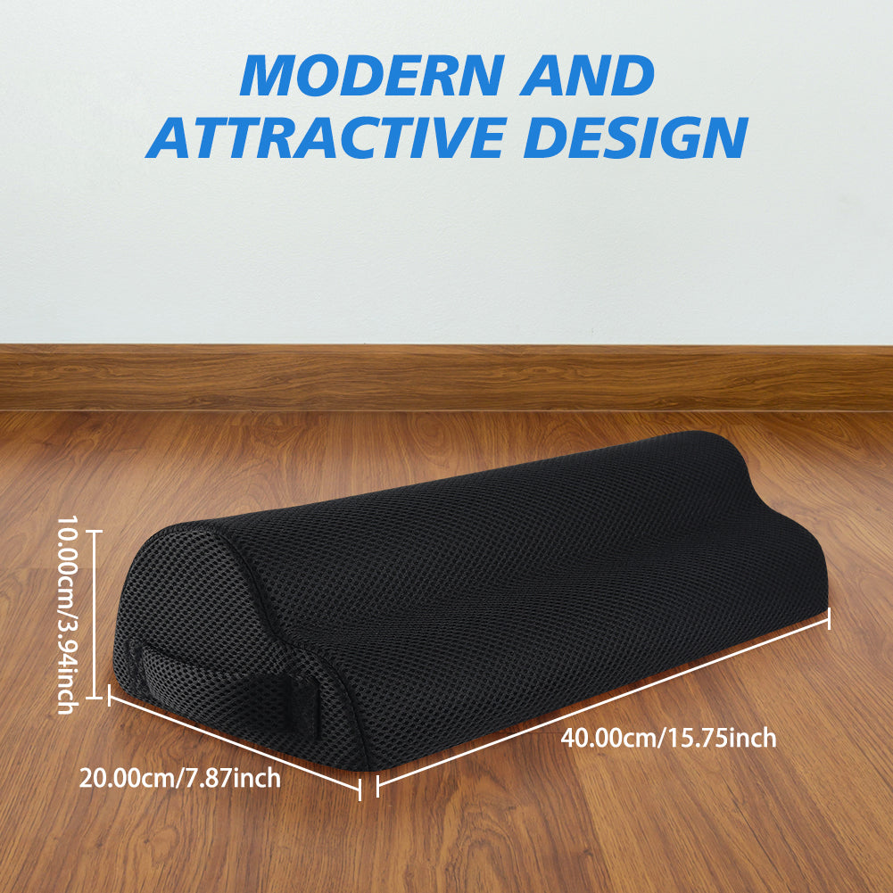 Under Desk Footrest, Memory Foam Office Foot Stool, Leg Elevation Pillow for Gaming & Office Comfort