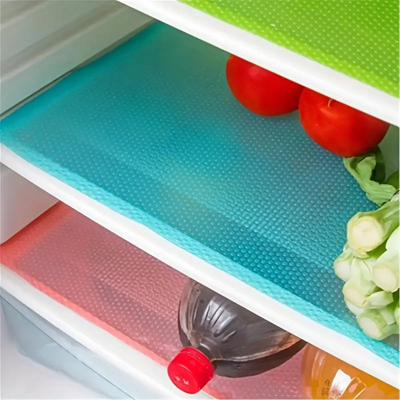 Washable Waterproof Refrigerator Liner Mat, Mildew Heat-Insulat Kitchen Drawer Cabinet Pad