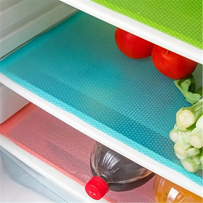 Washable Waterproof Refrigerator Liner Mat, Mildew Heat-Insulat Kitchen Drawer Cabinet Pad