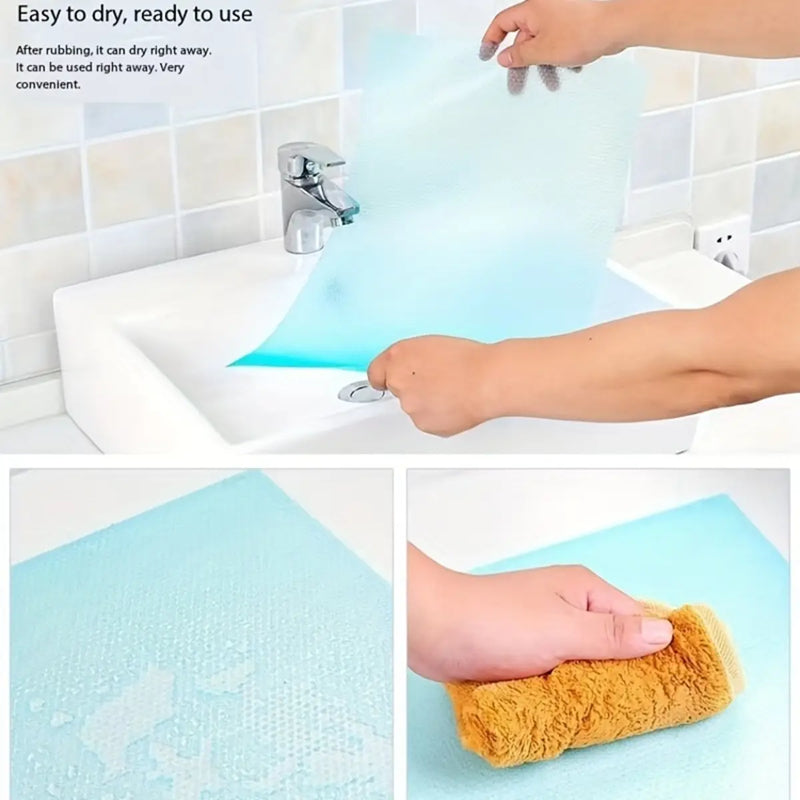 Washable Waterproof Refrigerator Liner Mat Mildew HeatInsulat Kitchen Drawer Cabinet Pad 2