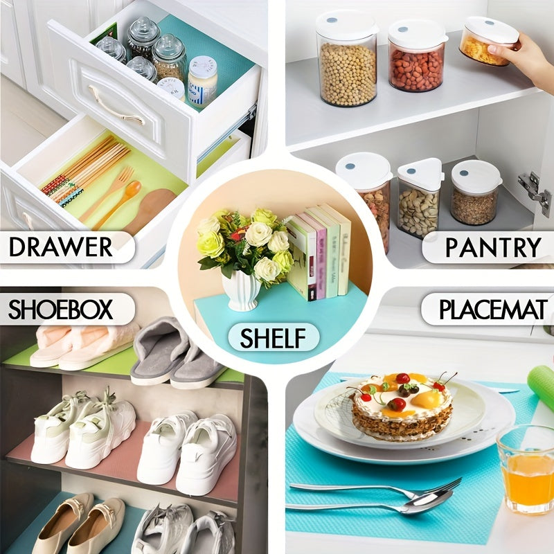 Washable Waterproof Refrigerator Liner Mat Mildew HeatInsulat Kitchen Drawer Cabinet Pad 3