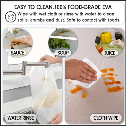 Washable Waterproof Refrigerator Liner Mat Mildew HeatInsulat Kitchen Drawer Cabinet Pad 4