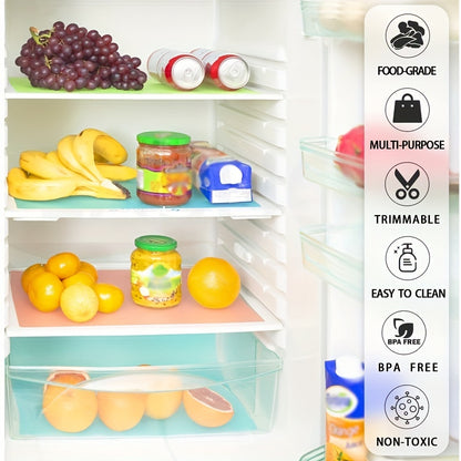 Washable Waterproof Refrigerator Liner Mat Mildew HeatInsulat Kitchen Drawer Cabinet Pad 5
