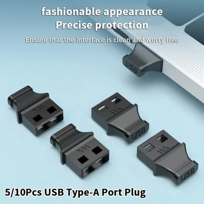 Anti-dust Plug For Laptop, USB Port Plug With Handle, Computer Socket Cap Unused