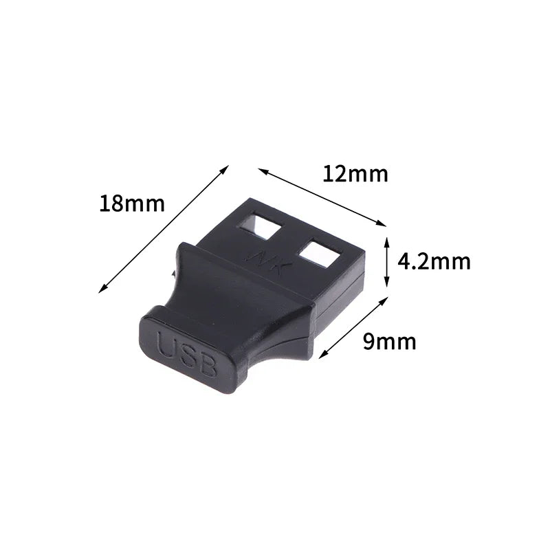 Anti-dust Plug For Laptop, USB Port Plug With Handle, Computer Socket Cap Unused