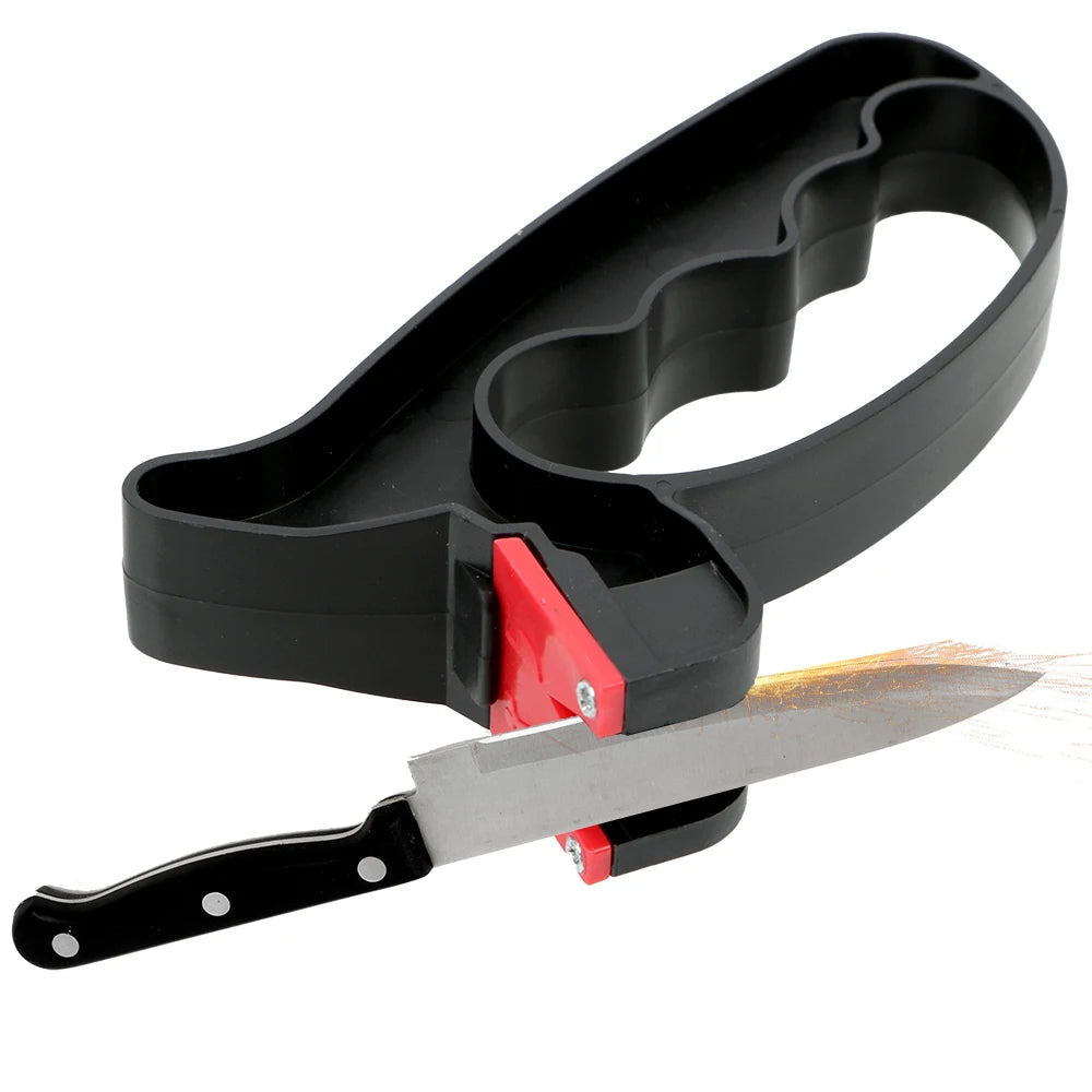 Handheld Knife Sharpener Scissor Blade Sharpening Tool Convenient Kitchen Grindstone