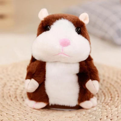 Hamster Doll Soothing Crying Baby Toy, Learn To Imitate Talking Little Hamster, Animal Plush Funny Toy Talking Nod Gift