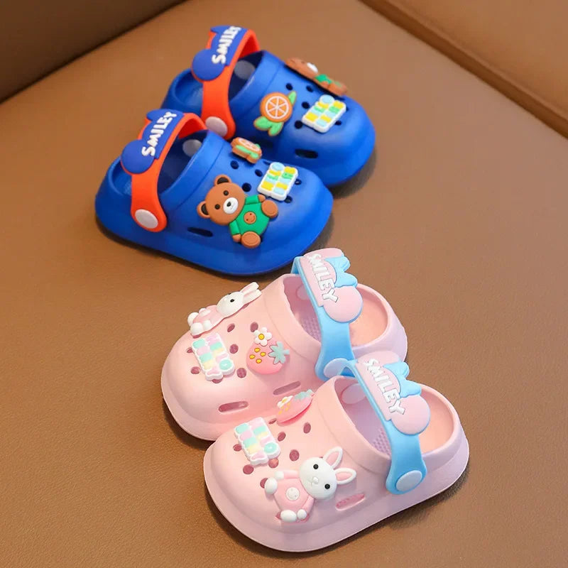 Cute Cartoon Baby Sandals Summer Infant Slippers Antislip Newborn Shoes Beach Sandals For Baby Boy 1