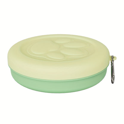 Pet Travel Bowl, Outdoor Portable Dog Food Bowl, Multifunctional Snack Box for Dogs and Cats, Feeding Water Bowl