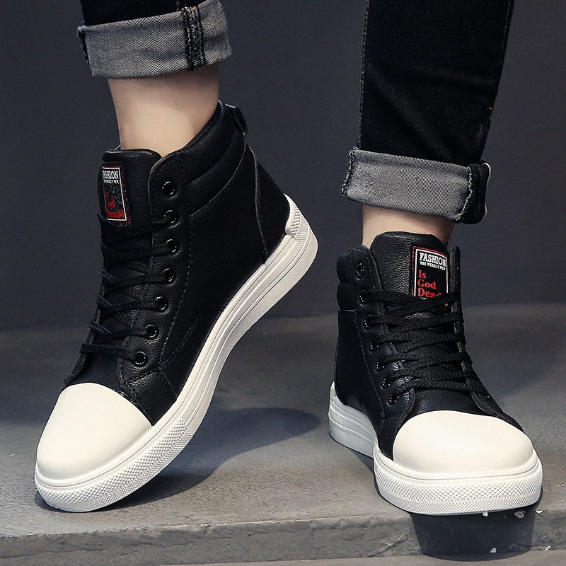Mens Casual Sports Shoes New Breathable Soft Sole Fashion Jogging Youth Board Shoes 1