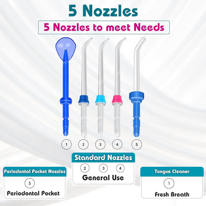 Large Capacity Waterpulse Electric Water Flosser Oral Irrigator For Dental Hygiene 3