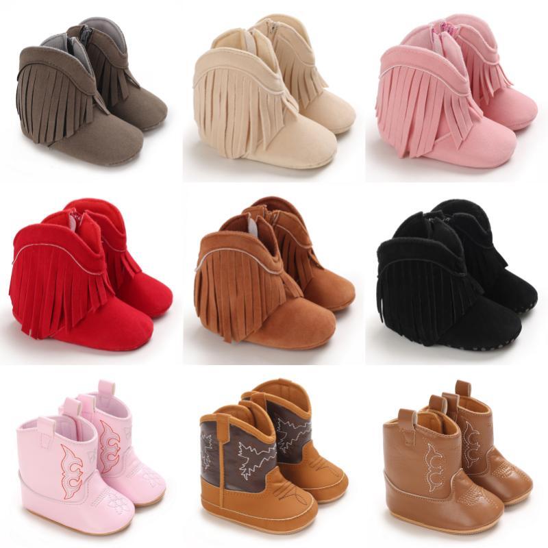 Stylish Tassel Baby Boots Autumn Winter Comfortable Walking Shoes For Boys And Girls Casual Shoes F 1