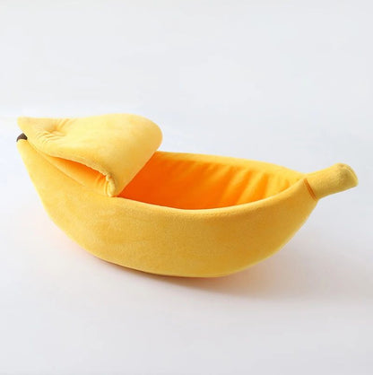 Winter Banana Cat Bed Cute Cozy Pet House Warm Portable Cat And Dog Cushion 7