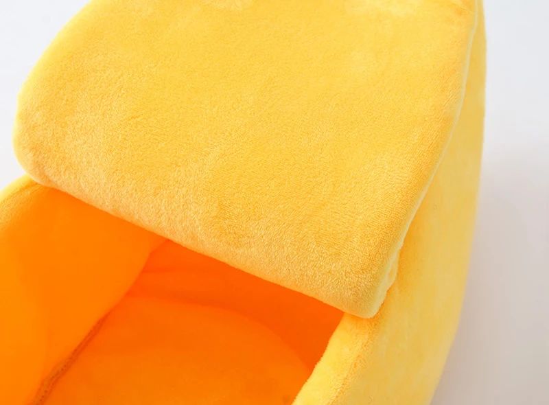 Winter Banana Cat Bed Cute Cozy Pet House Warm Portable Cat And Dog Cushion 9
