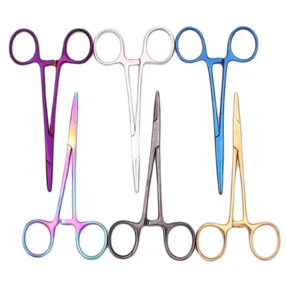 Pet Hemostatic Forceps 13cm Stainless Steel Professional Grooming and First Aid Tool