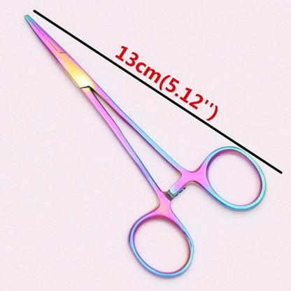 Pet Hemostatic Forceps 13cm Stainless Steel Professional Grooming And First Aid Tool 1