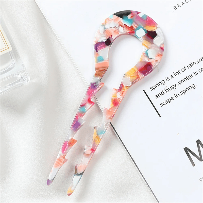 Elegant U Shaped Hair Stick 6