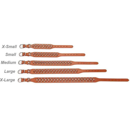 Adjustable PU Leather Spiked Dog Collar Punk Rivet Neck Strap For Small Dogs And Cats 4